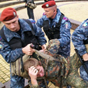 Портрет украинского националиста в Донецке. Патриот Украины Портрет украинского националиста в Донецке. Патриот Украины
