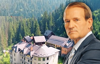 Санкции СНБО не помешали Медведчуку капитально реконструировать свой дворец Санкции СНБО не помешали Медведчуку капитально реконструировать свой дворец