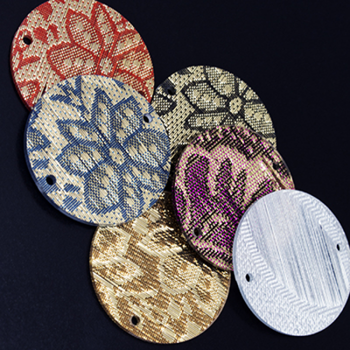 Конектор Круглий Акриловий, 2 отвори, Колір: Мікс