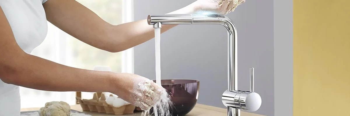 Бесконтактные смесители для кухни