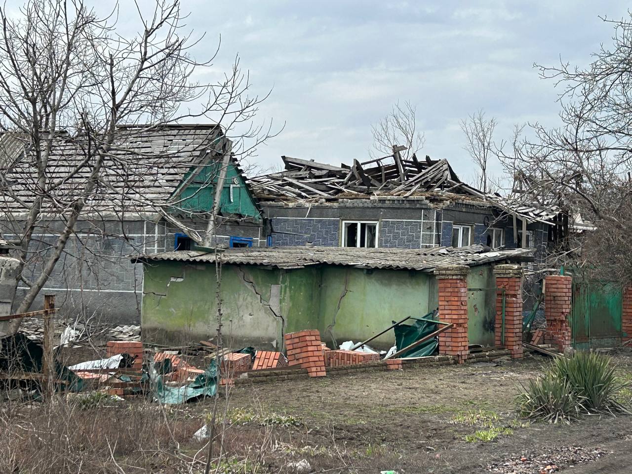 Окупанти показали, до яких руїн вони «звільнили» село Дачне у Покровському районі Донецької області