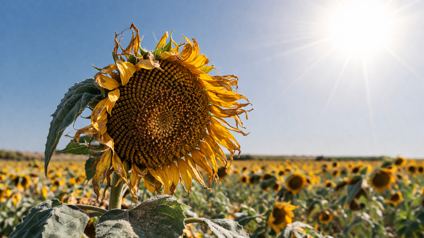 На окупованій Донеччині зіпсували вирощування соняшнику