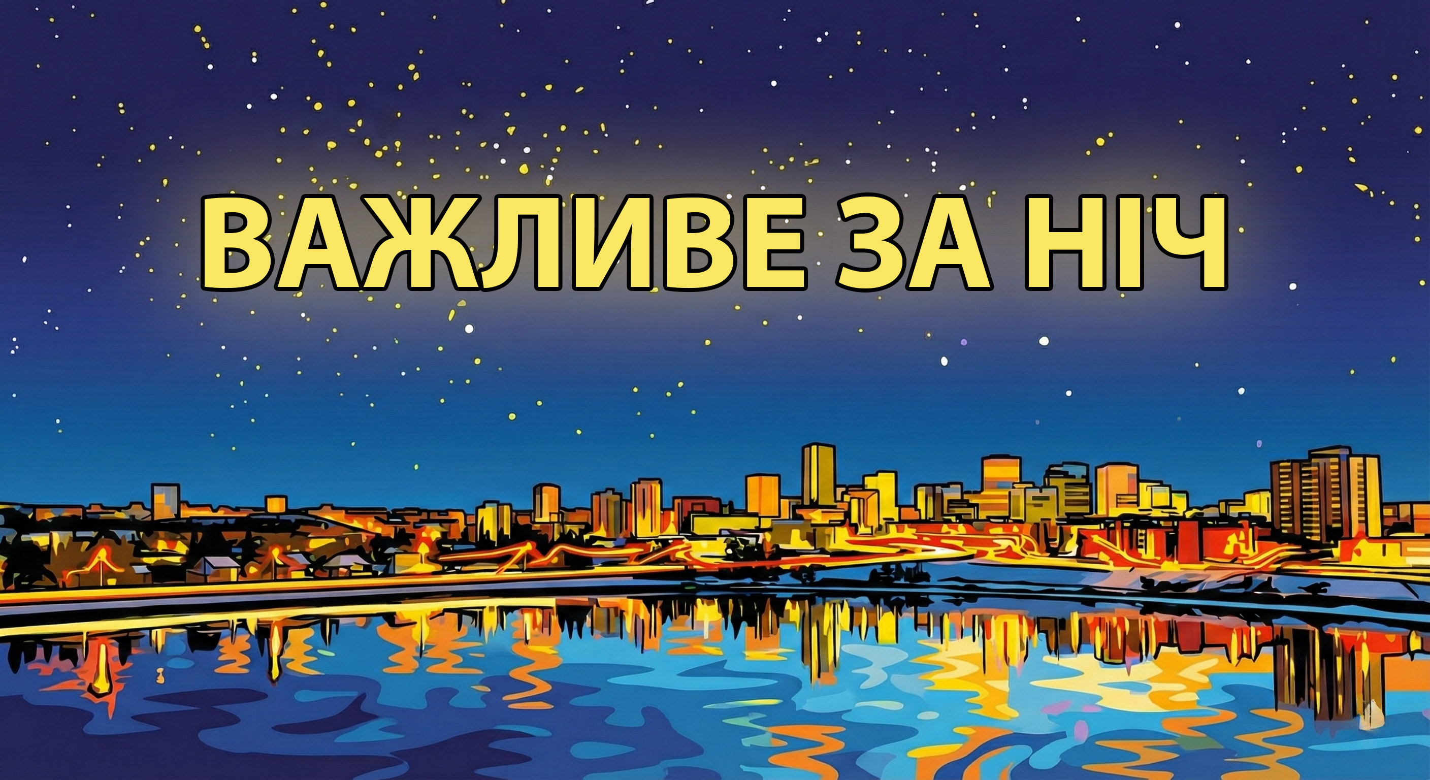 ВАЖЛИВЕ ЗА НІЧ