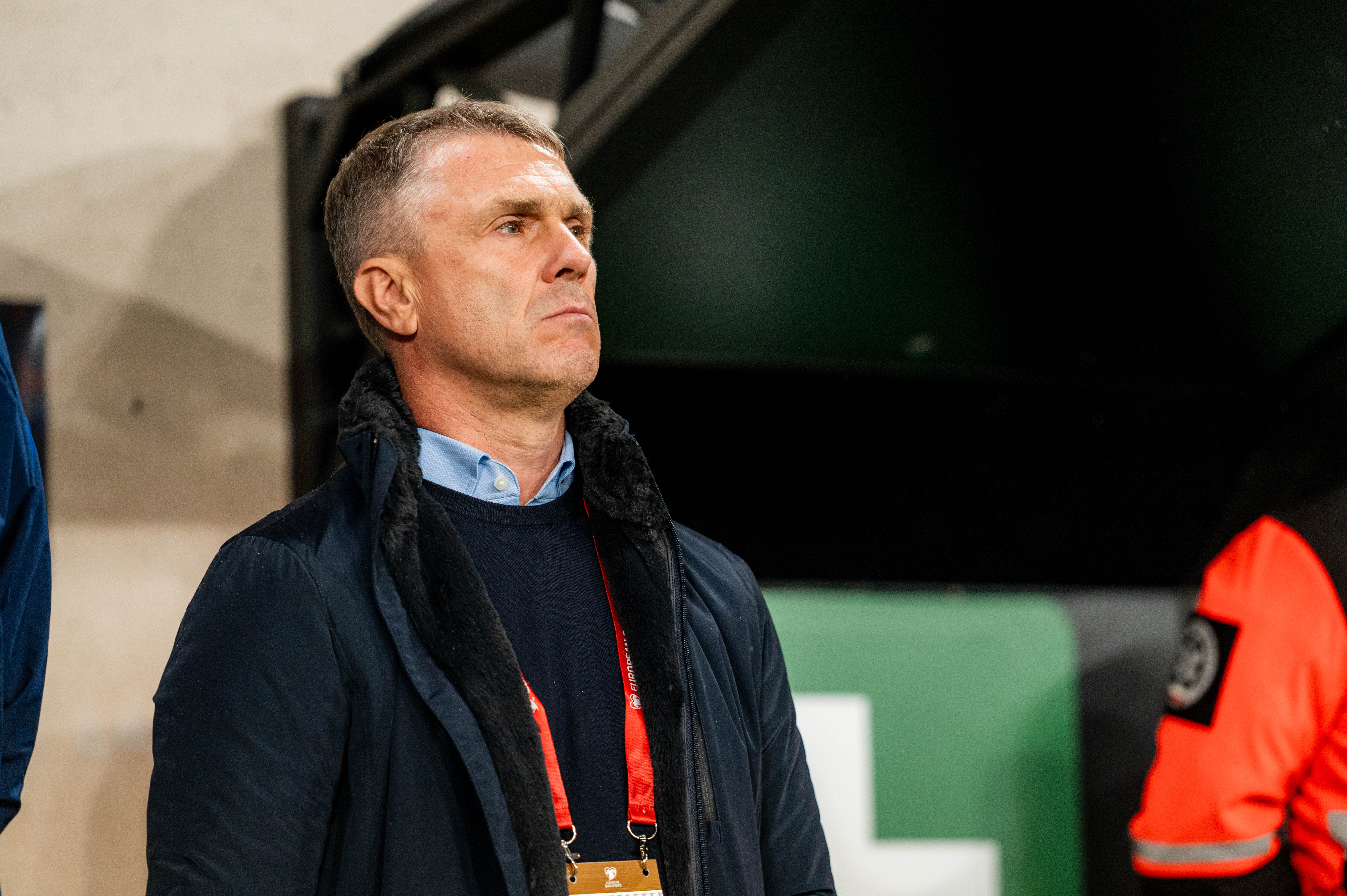 Сергій Ребров припинив роботу у збірній України з футболу