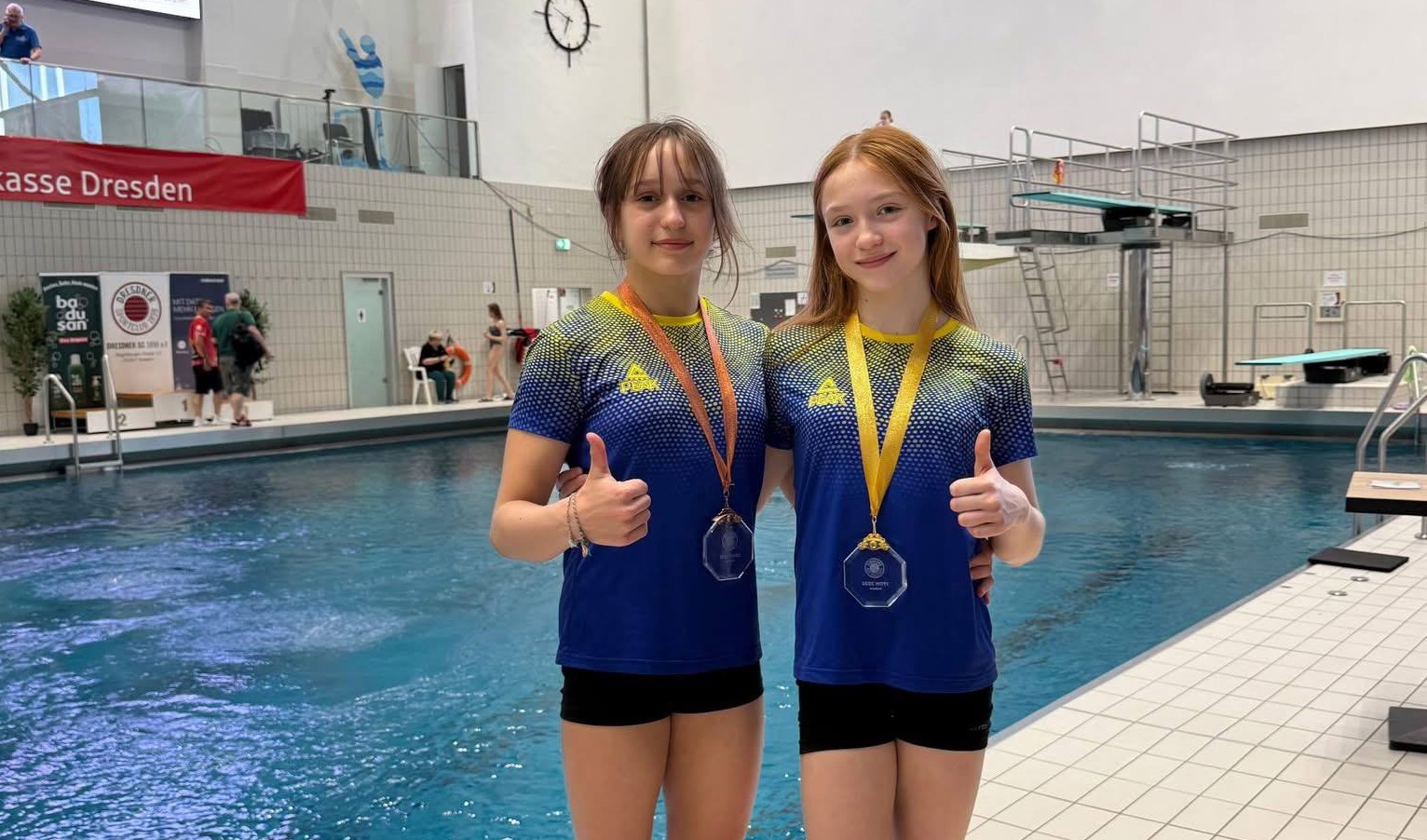 Спортсменка з Луганщини Аліна Бурсова перемогла на міжнародному турнірі зі стрибків у воду в Німеччині