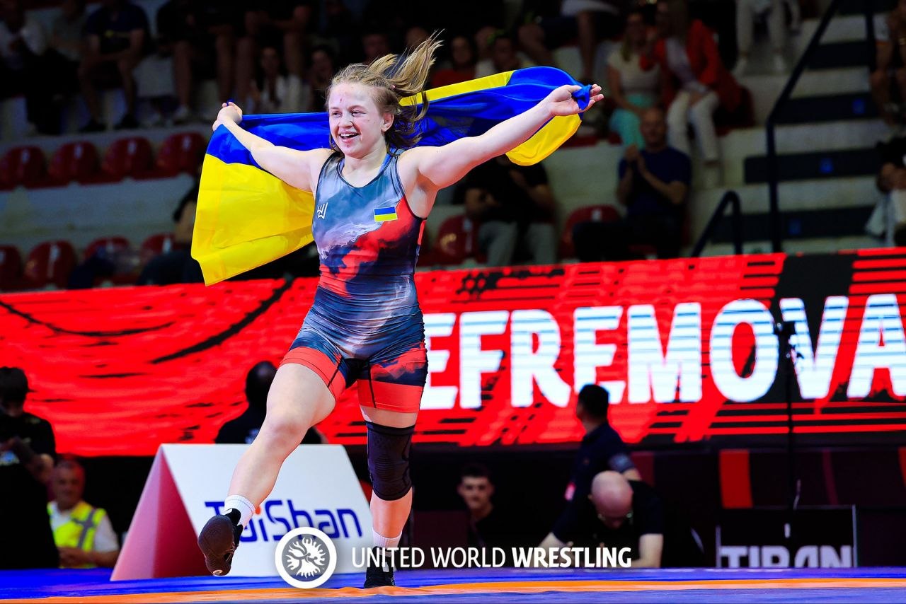 Чемпіонкою Європи з вільної боротьби в Албанії стала Марія Єфремова з Бахмута: перемогла двох 