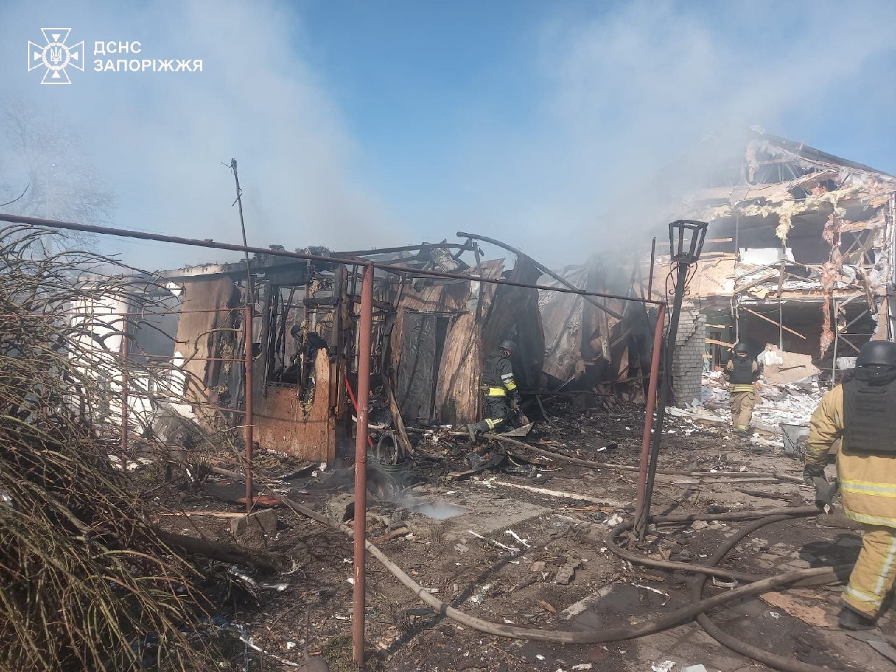 У Вільнянську на Запоріжжі внаслідок ворожого удару - двоє загиблих та четверо травмованих