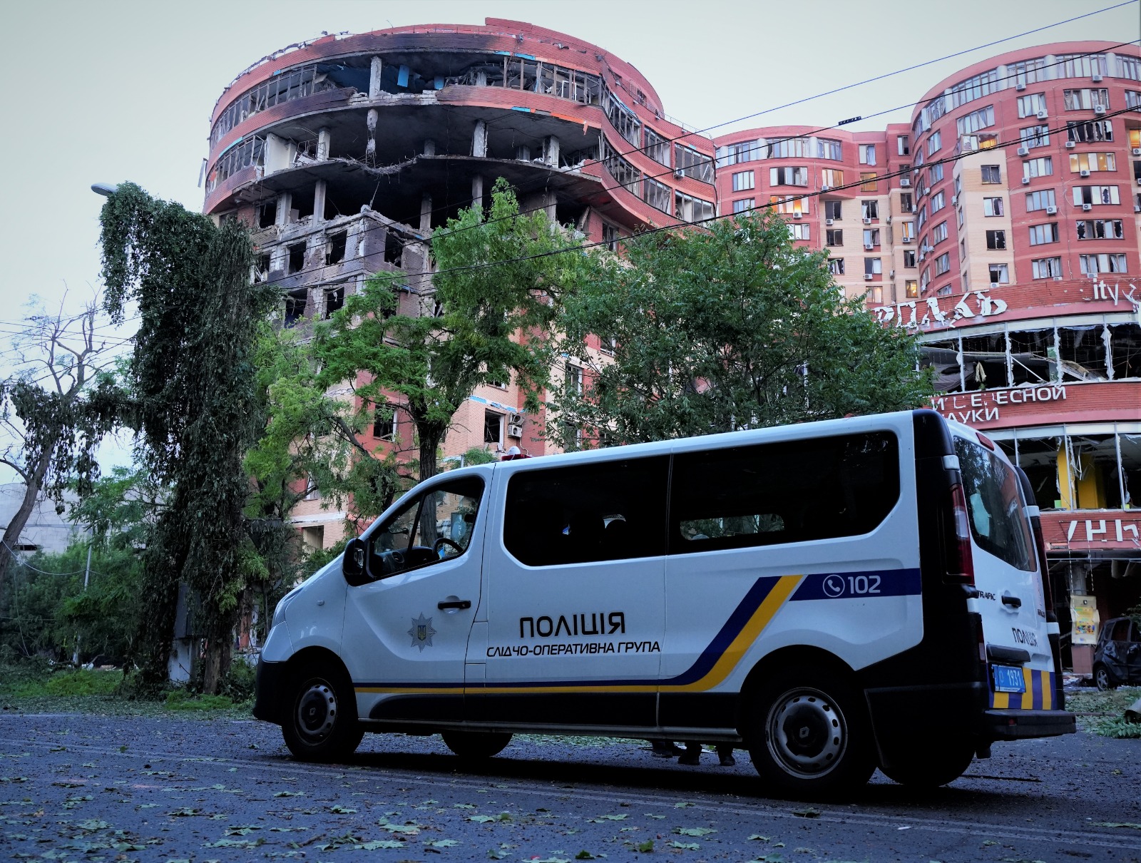 Пошкодження в Одесі після російського ракетного удару