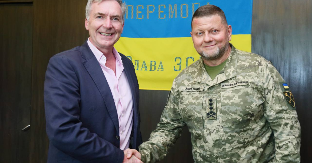 В Киев прибыл начальник Штаба обороны Великобритании Тони Радакин: встретился с Залужным
